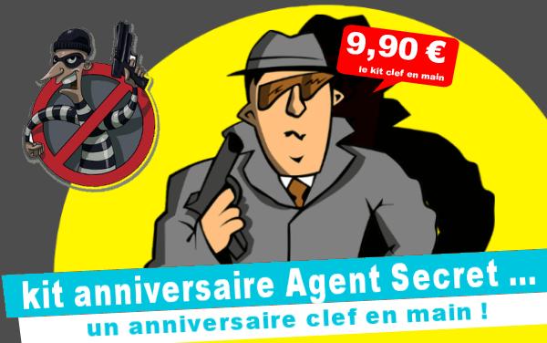 Kit anniv. Agent Secret : le robot destructeur (5/7 ans)
