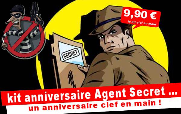 Kit anniv. Agent Secret : le robot destructeur (8/12 ans)