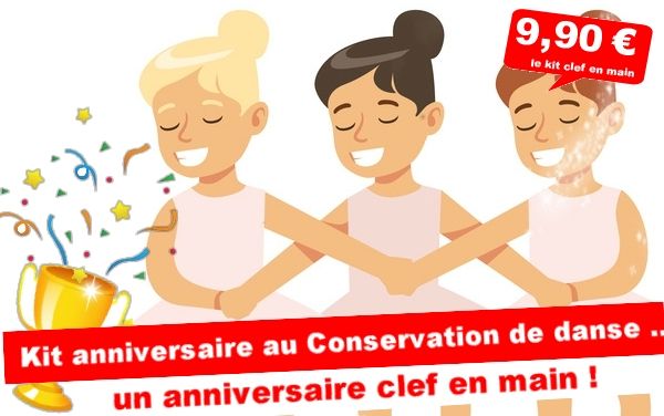 Kit anniv. Vol au conservatoire de danse (5/7 ans)