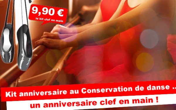 Kit anniv. Vol au conservatoire de danse (8/12 ans)