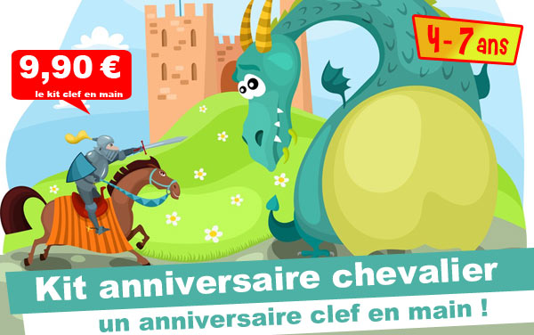 Kit anniv. Chevalier & Princesse: l'épée magique (5/7 ans)