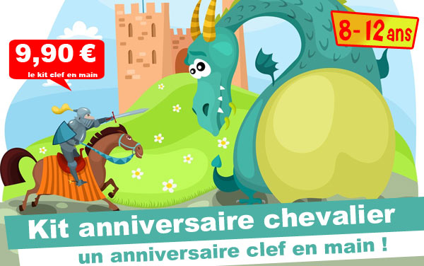 Kit anniv. Chevalier & Princesse: l'épée magique (8/12 ans)