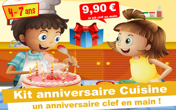 Kit anniv. Panique en cuisine (5/7 ans)