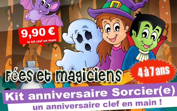 Kit anniv. Fées et Magiciens (5/7 ans)