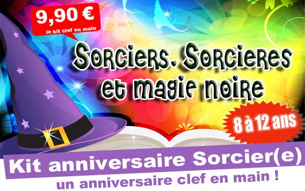 Kit anniv. Fées et Magiciens (8/12 ans)