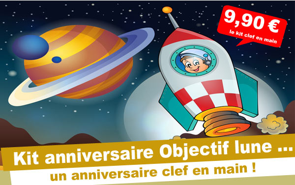 Kit anniv. Objectif Lune (5/7 ans)