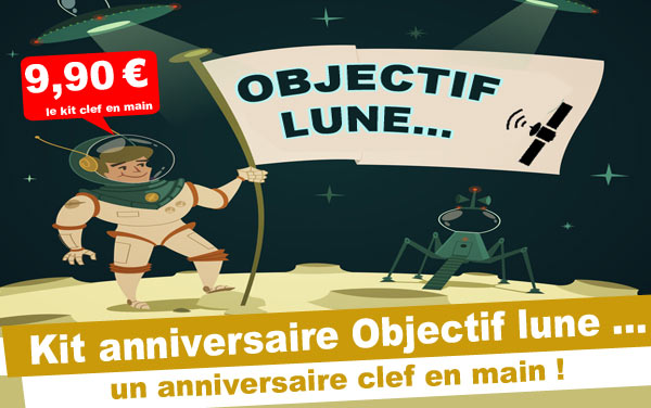 Kit anniv. Objectif Lune (8/12 ans)
